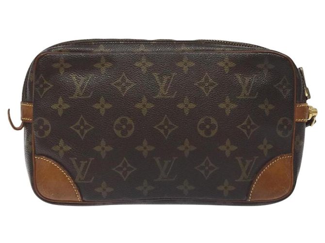 LOUIS VUITTON Monogram Marly Dragonne GM Borsa Clutch M51825 LV Auth BA3368 Monogramma - vista 2