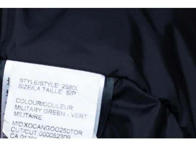 Canada Goose, parka de nailon verde con capucha de piel - vista 7