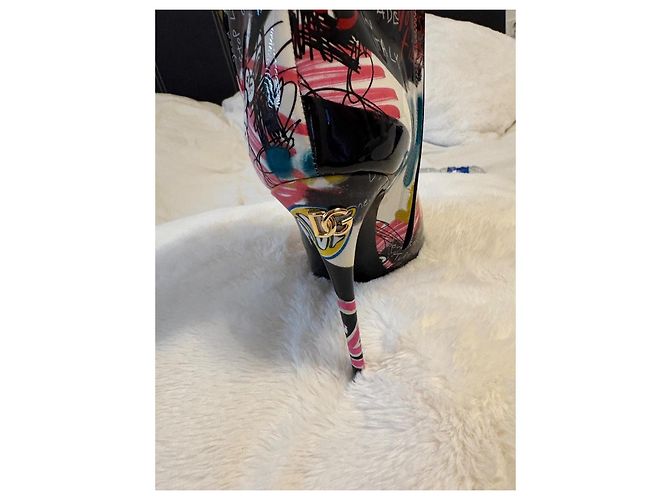 Botines Dolce & Gabbana "Graffiti" – Edición Limitada Multicolor - vista 3