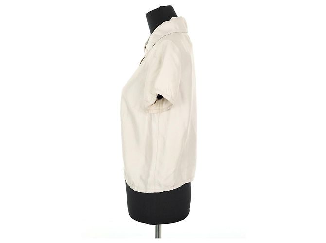Louis Vuitton Top beige - vista 3