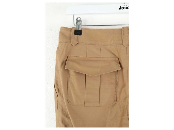 Louis Vuitton Kamel Baumwollgerade Hose - Ansicht 4