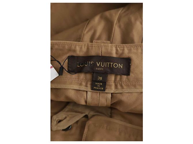 Louis Vuitton Kamel Baumwollgerade Hose - Ansicht 5