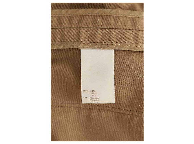Louis Vuitton Kamel Baumwollgerade Hose - Ansicht 6