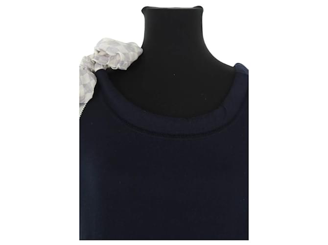 Louis Vuitton Top de seda azul - vista 2