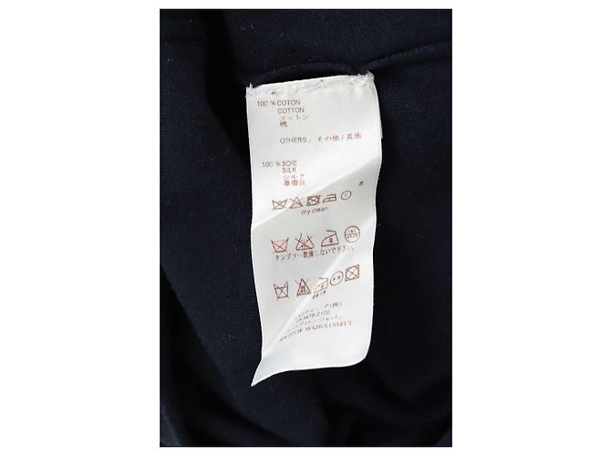 Louis Vuitton Top de seda azul - vista 6