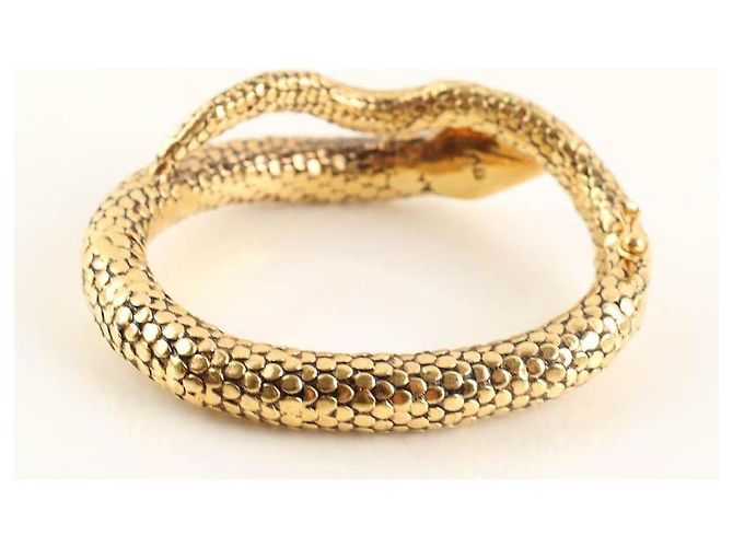 Aurelie Bidermann Bracelete dourado - vista 3