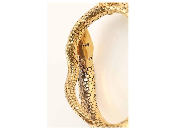 Aurelie Bidermann Bracelete dourado - vista 4