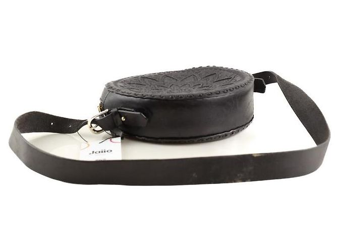 Antik Batik Borsa a spalla in pelle nera - vista 3