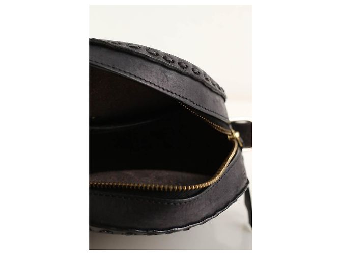 Antik Batik Borsa a spalla in pelle nera - vista 4