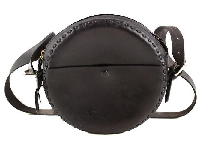 Antik Batik Borsa a spalla in pelle nera - vista 6