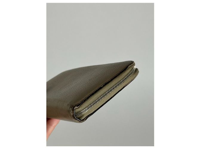 Céline Vintage Celine Paris Zippy wallet beige Grey - view 10