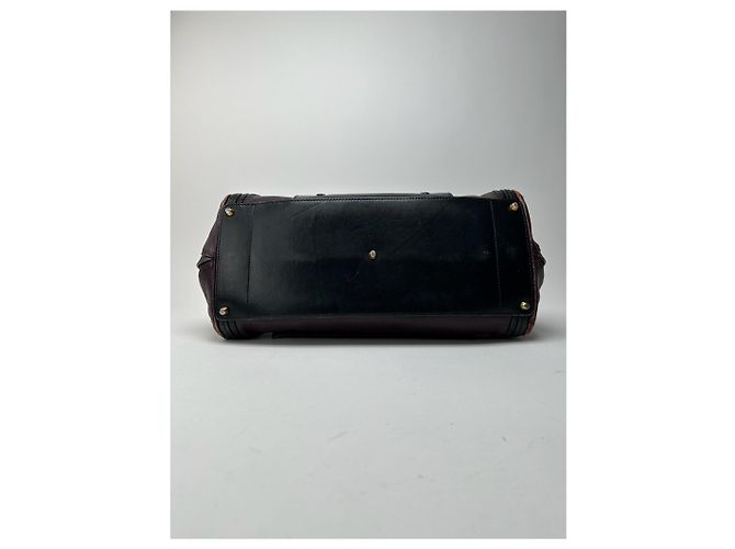 Chloé Vintage Chloe Leder Tasche schwarz rot - Ansicht 12