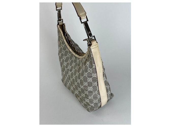 Vintage Gucci Monogramm Tasche Weiß - Ansicht 10