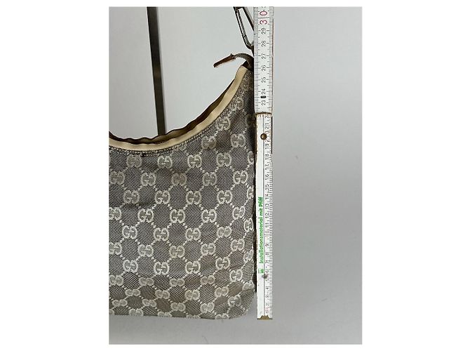 Vintage Gucci Monogramm Tasche Weiß - Ansicht 11