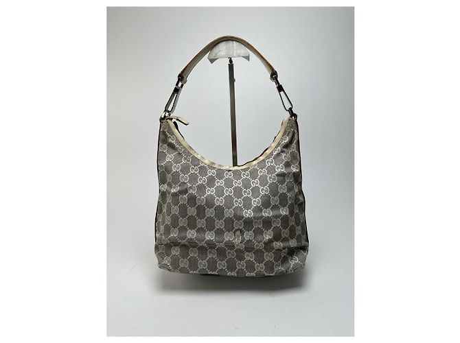 Vintage Gucci Monogramm Tasche Weiß - Ansicht 2