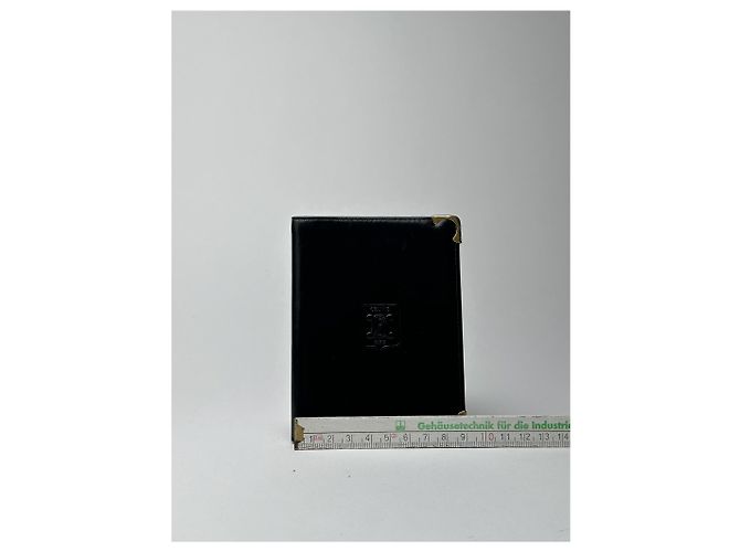 Triomphe Céline Portefeuille en cuir pliable vintage Celine Paris noir - vue 10