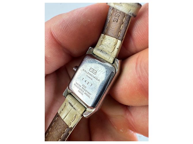 Vintage Balenciaga Uhr Silber - Ansicht 10