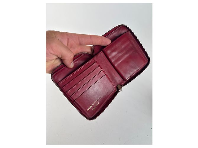 Comme Des Garcons Vintage Comme Des Garçons Zippy Leather wallet red - view 3