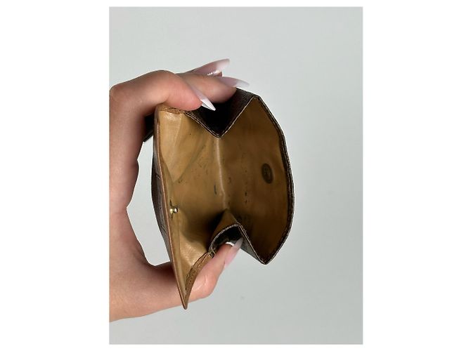 Céline Vintage Celine Paris Leather Coin Case brown - view 3