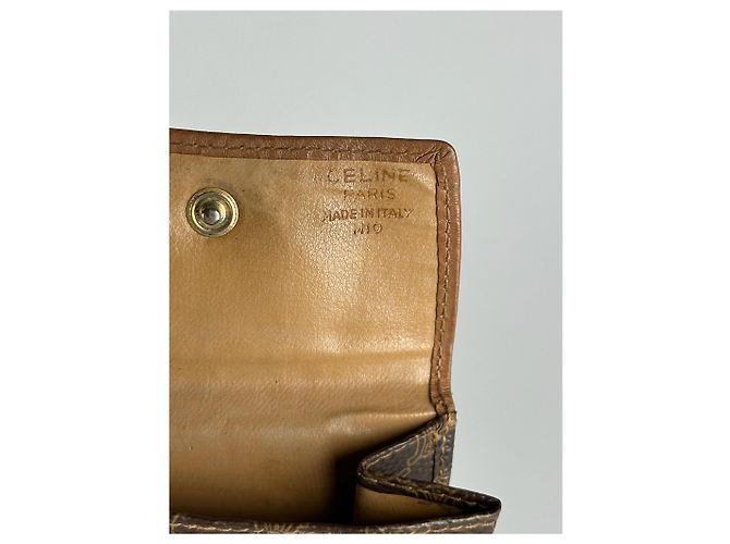 Céline Vintage Celine Paris Leather Coin Case brown - view 4