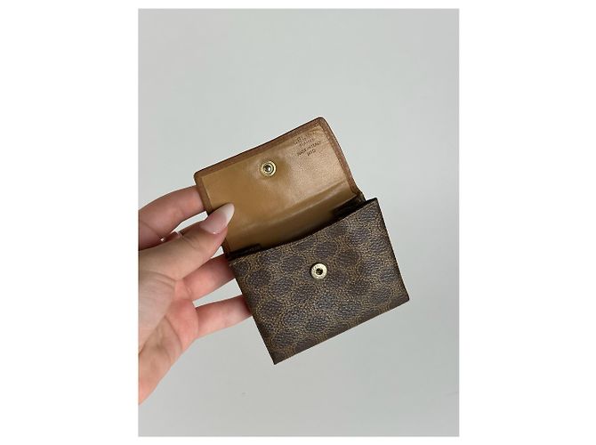 Céline Vintage Celine Paris Leather Coin Case brown - view 6