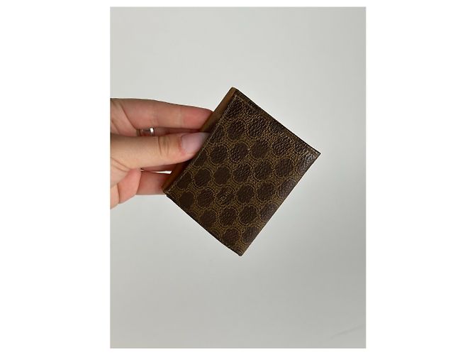 Céline Vintage Celine Paris Leather Coin Case brown - view 8
