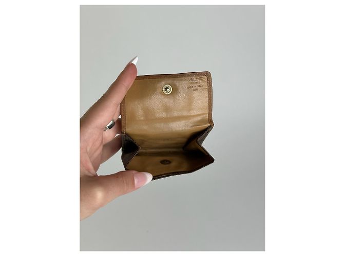 Céline Vintage Celine Paris Leather Coin Case brown - view 9