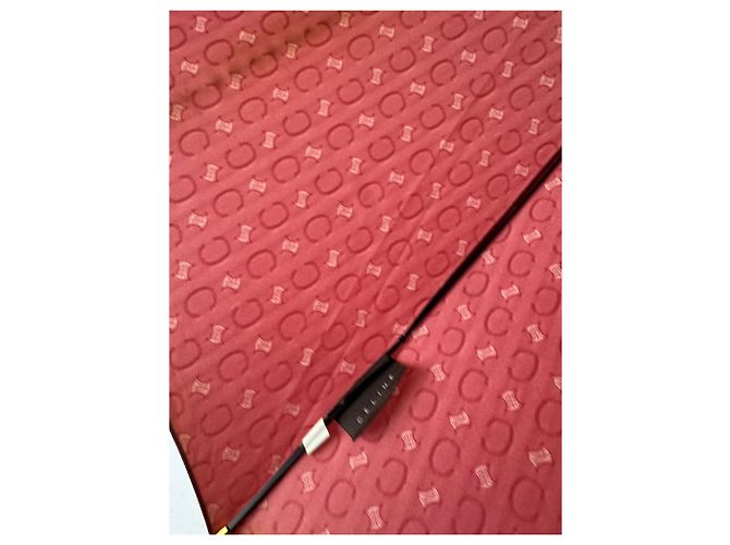 Céline Vintage Celine Paris Monogram Regenschirm rosa Lila - Ansicht 10