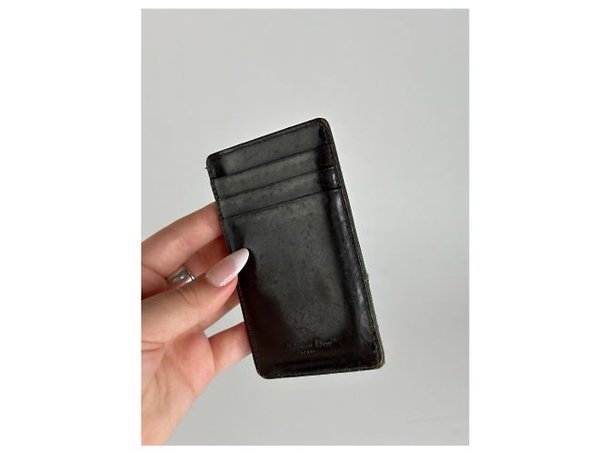 Vintage Dior Leather Card holder brown - view 4
