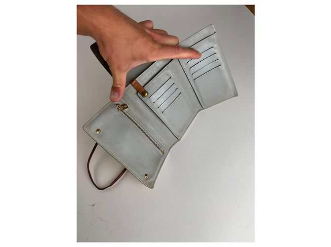Vintage Louis Vuitton Vernis Leder Tasche gelb - Ansicht 8