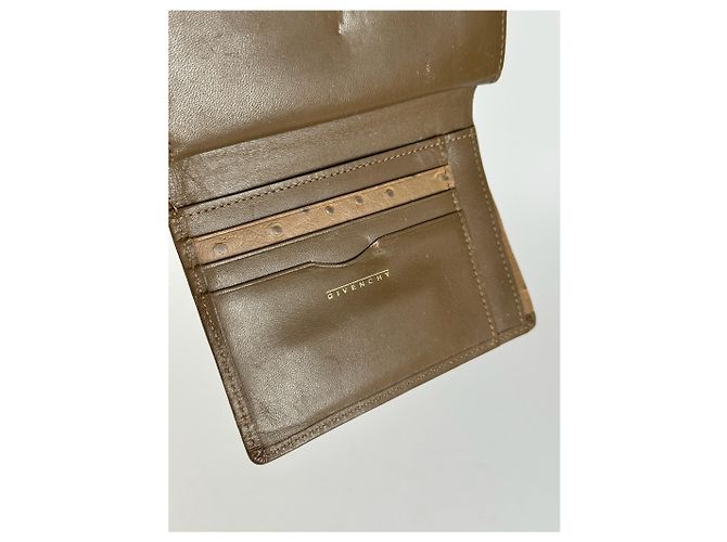 Vintage Givenchy Wallet Brown Khaki - view 11