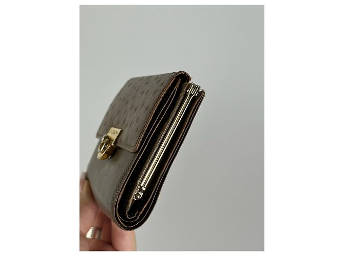 Vintage Givenchy Wallet Brown Khaki - view 12