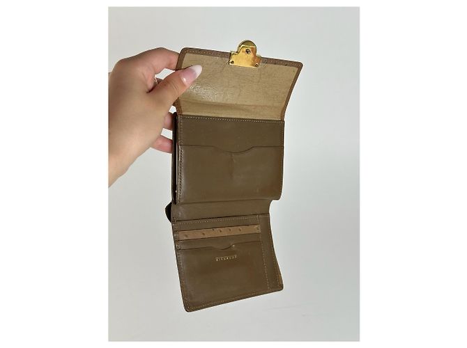 Vintage Givenchy Wallet Brown Khaki - view 6