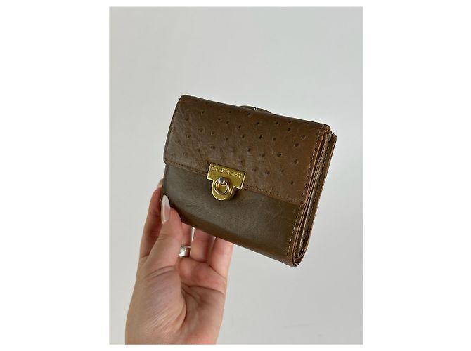 Vintage Givenchy Wallet Brown Khaki - view 8