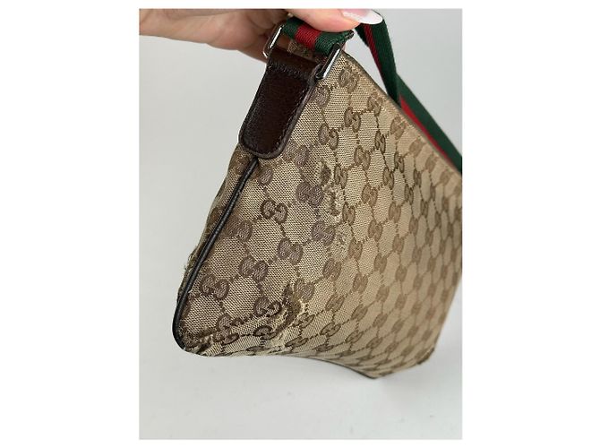 Vintage Gucci Monogramm Tasche beige - Ansicht 10