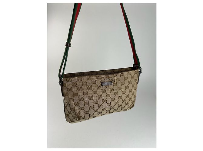 Vintage Gucci Monogramm Tasche beige - Ansicht 12