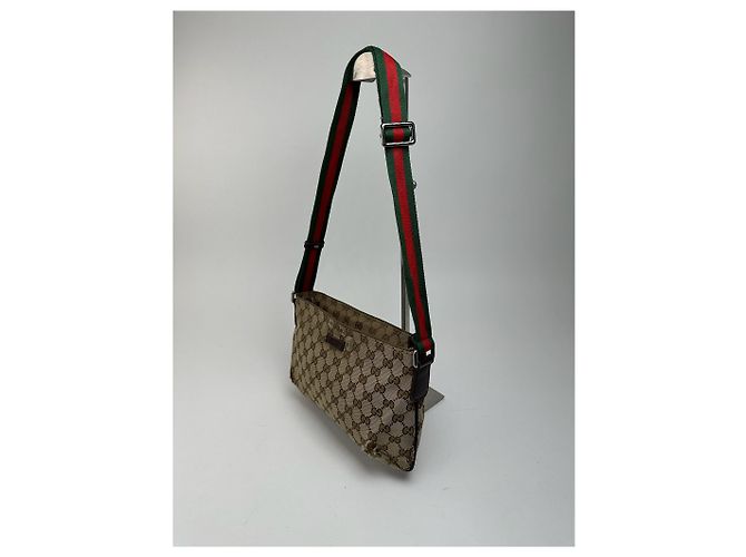 Vintage Gucci Monogramm Tasche beige - Ansicht 15