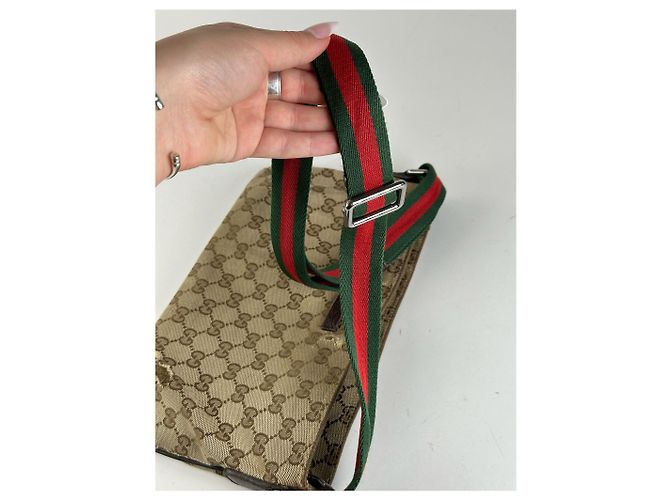 Vintage Gucci Monogramm Tasche beige - Ansicht 3