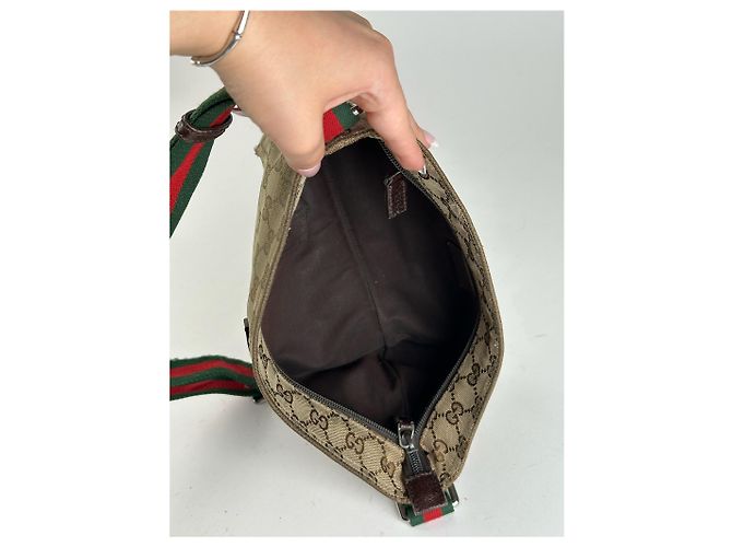 Vintage Gucci Monogramm Tasche beige - Ansicht 8