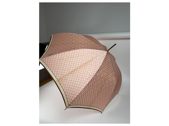 Céline Vintage Celine Monogram Umbrella Pink - view 10