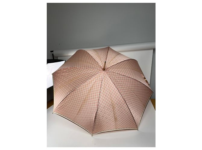 Céline Vintage Celine Monogram Umbrella Pink - view 4