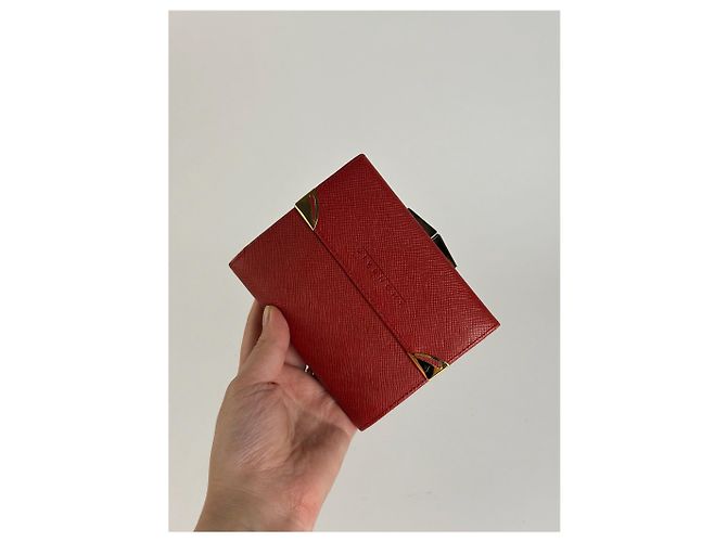 Vintage Givenchy Leather Wallet red - view 13