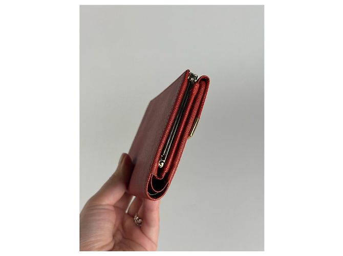 Vintage Givenchy Leather Wallet red - view 4
