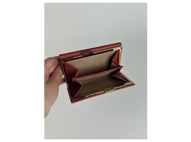 Vintage Givenchy Leather Wallet red - view 5