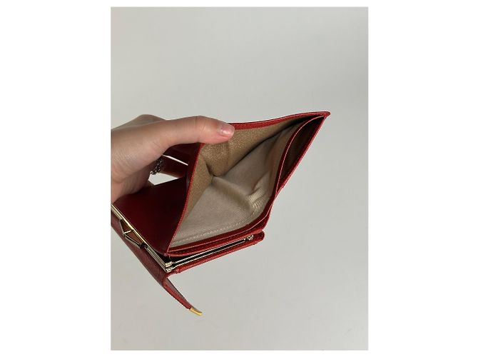 Vintage Givenchy Leather Wallet red - view 6