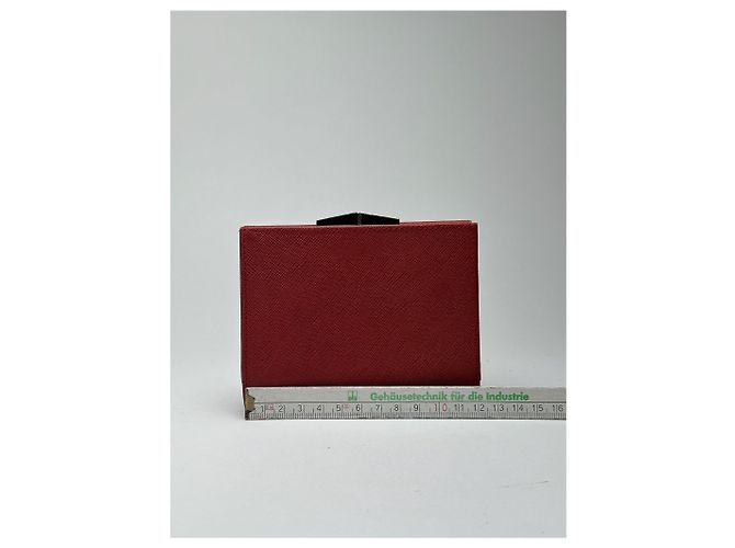 Vintage Givenchy Leather Wallet red - view 7