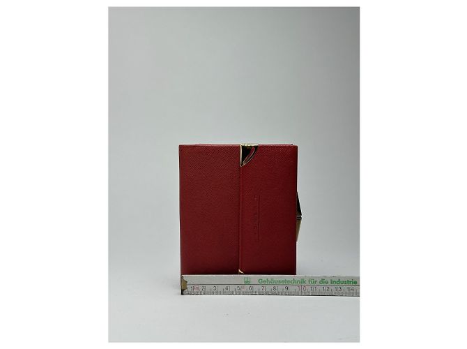 Vintage Givenchy Leather Wallet red - view 8
