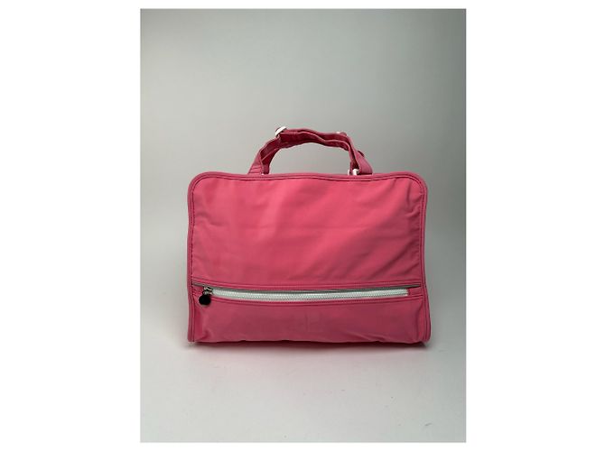 Vintage Courreges Polyester Tasche rosa Pink - Ansicht 15