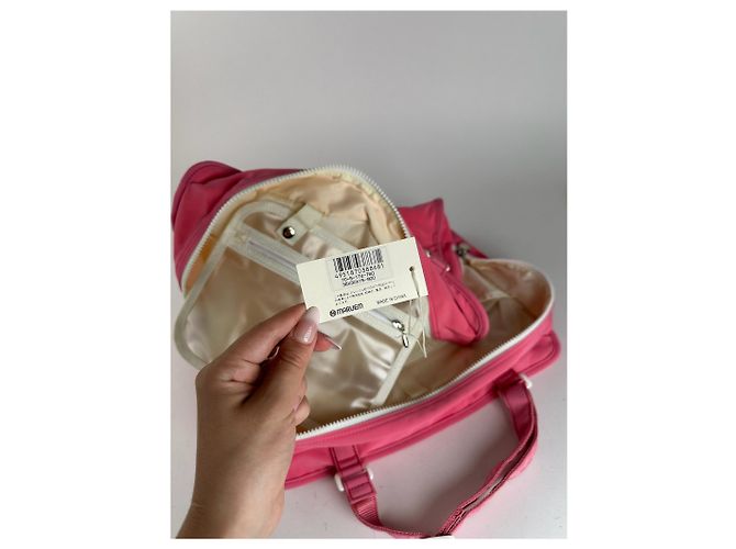 Vintage Courreges Polyester Tasche rosa Pink - Ansicht 4