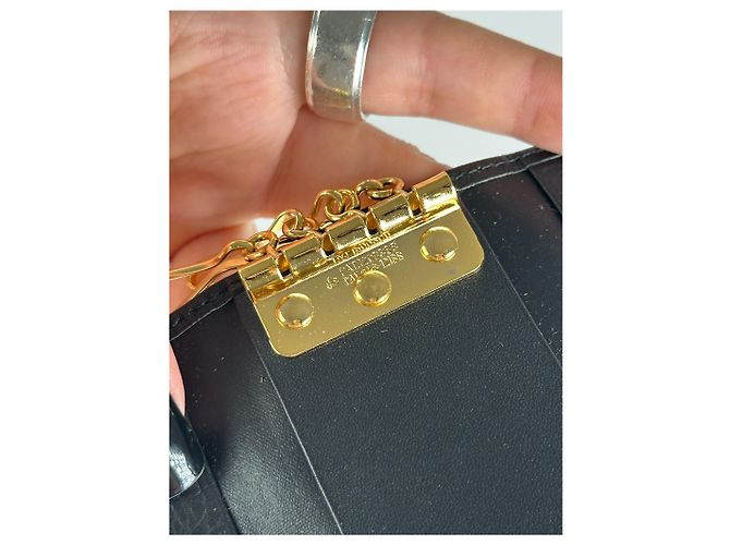 Vintage Givenchy Leather key Holder black - view 2